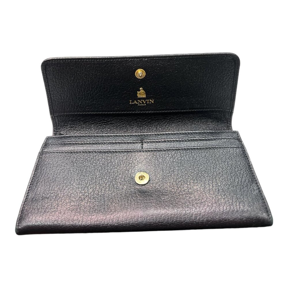 Lanvin Leather Flap Wallet
